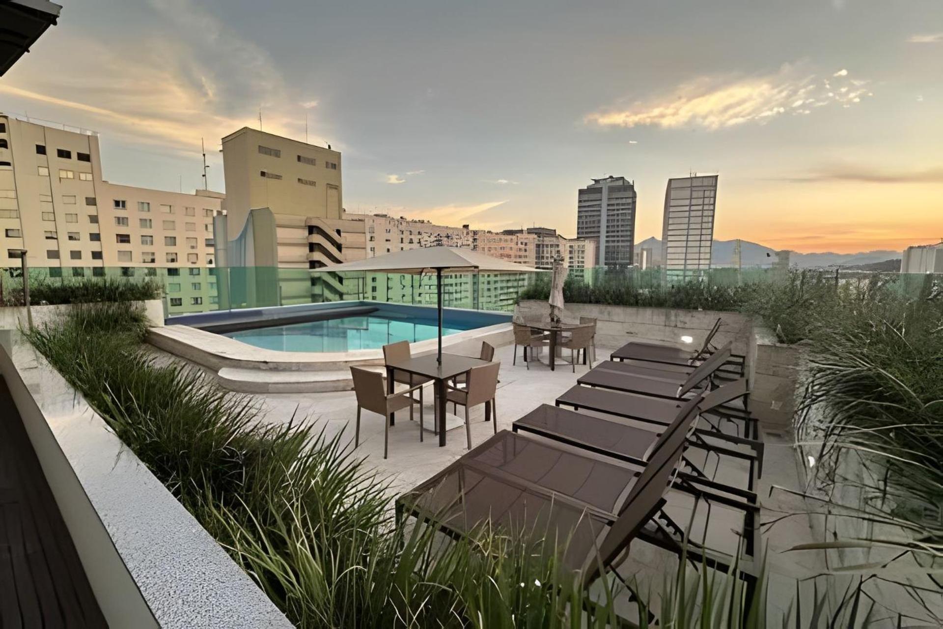 C Piscina E Academia A 13 Min De Copa. Apartamento *